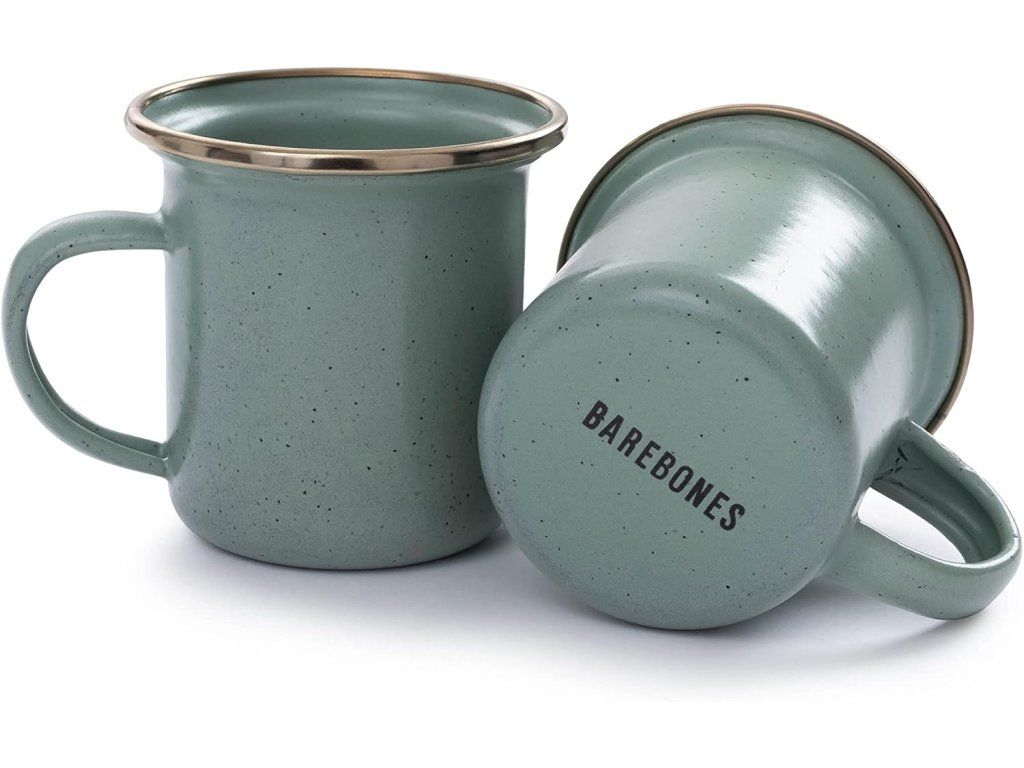 Smaltované hrnky mint BAREBONES| 473ml | 2ks – Klasický a moderní design