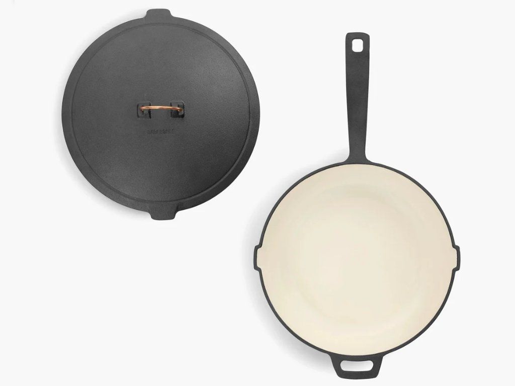 Smaltovaná litinová pánev 10" BAREBONES – Odolná litinová konstrukce