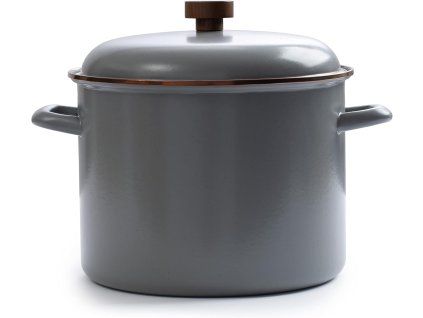 Smaltovaný Stock hrnec šedivý BAREBONES | 7,5 litru